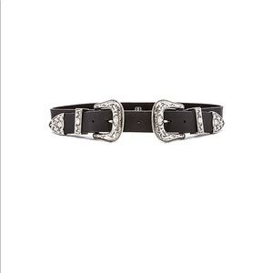 Bri Bri Waist Belt in Black/Silver B-Low the Belt
